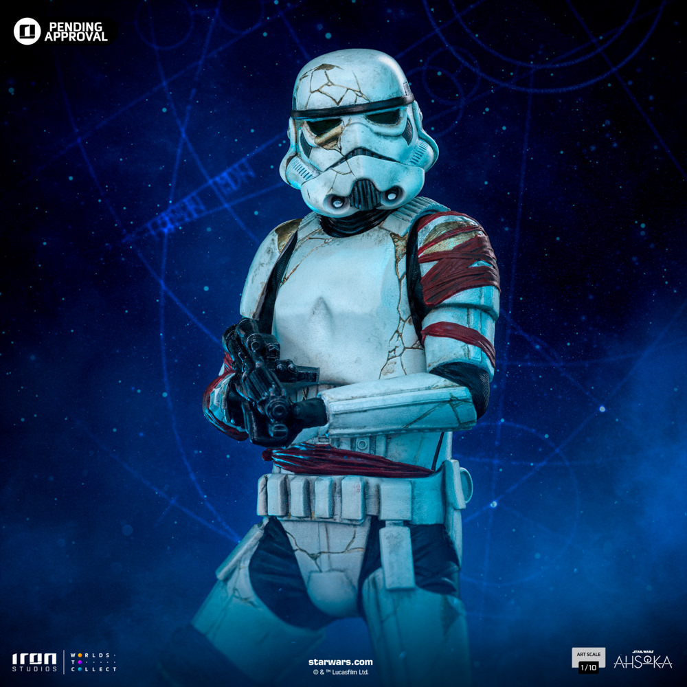 Pre-Order Iron Studios Star Wars Ahsoka Night Trooper Art Scale Statue